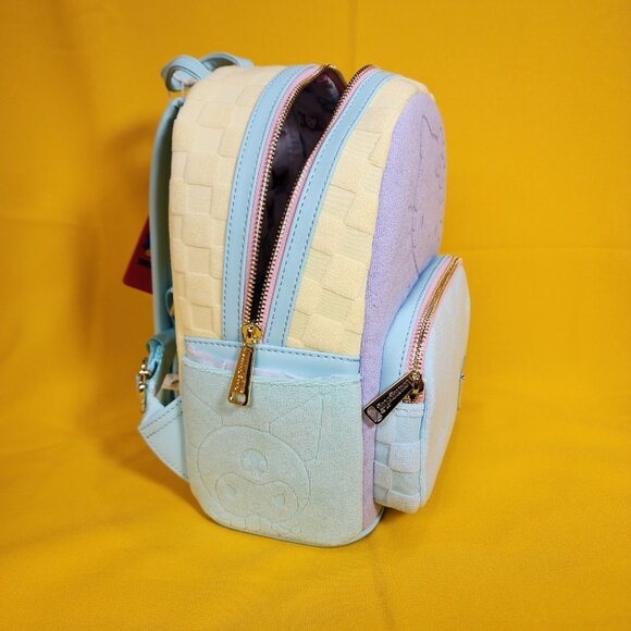 Loungefly SDCC LE Hello Kitty & Friends Color Block Terry Cloth Mini Backpack - Picture 11 of 12